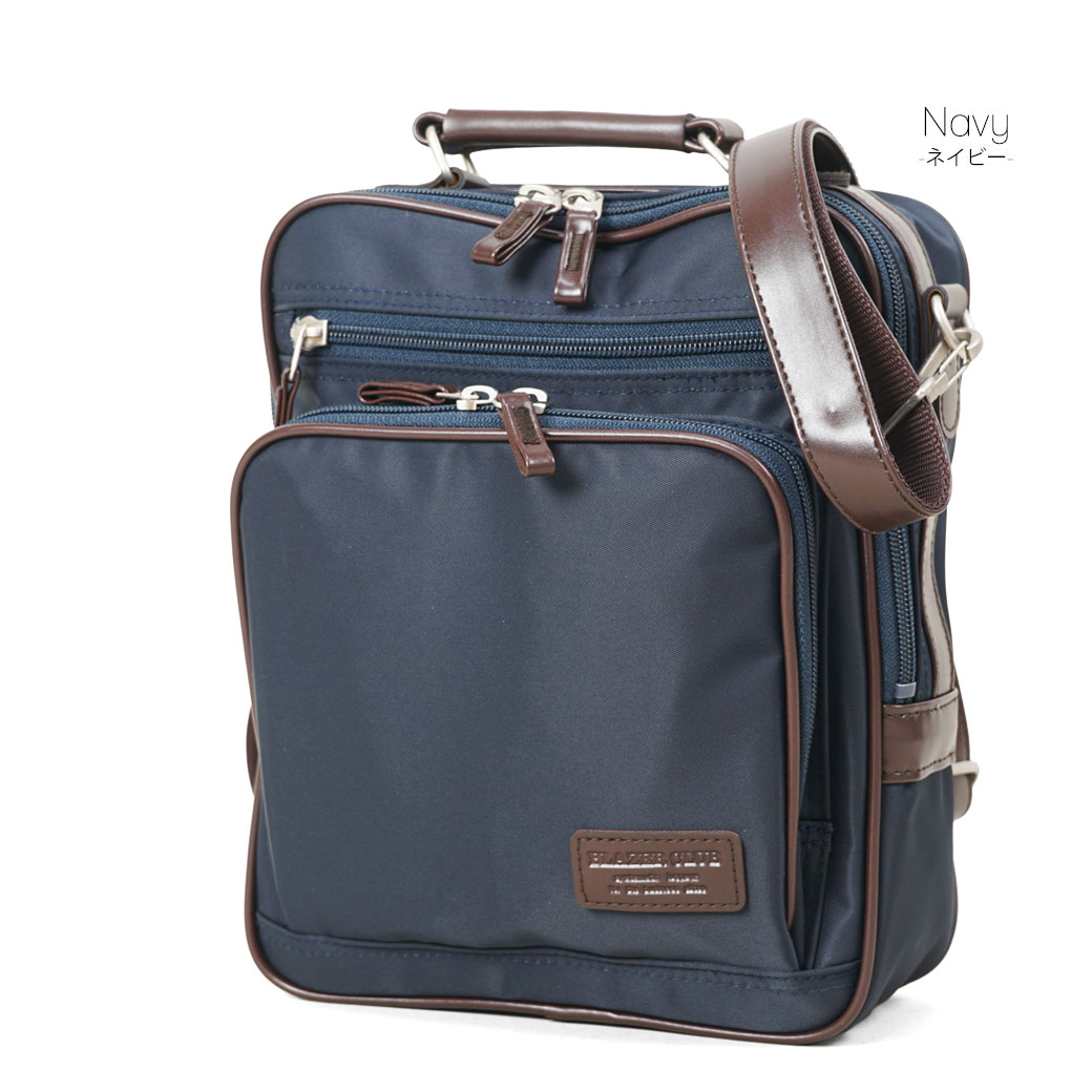 ショルダーバッグ ブレザークラブ ブランド ナイロンショルダー メンズバッグ 縦型 Blazerclub 斜めがけ メンズ 日本製 豊岡 軽量 バッグ 限定クーポン発行中 縦型 メンズ バッグ 豊岡 海外旅行バッグ Nylon アスカショップ ビジネス 鞄 財布鞄の聖地 豊岡