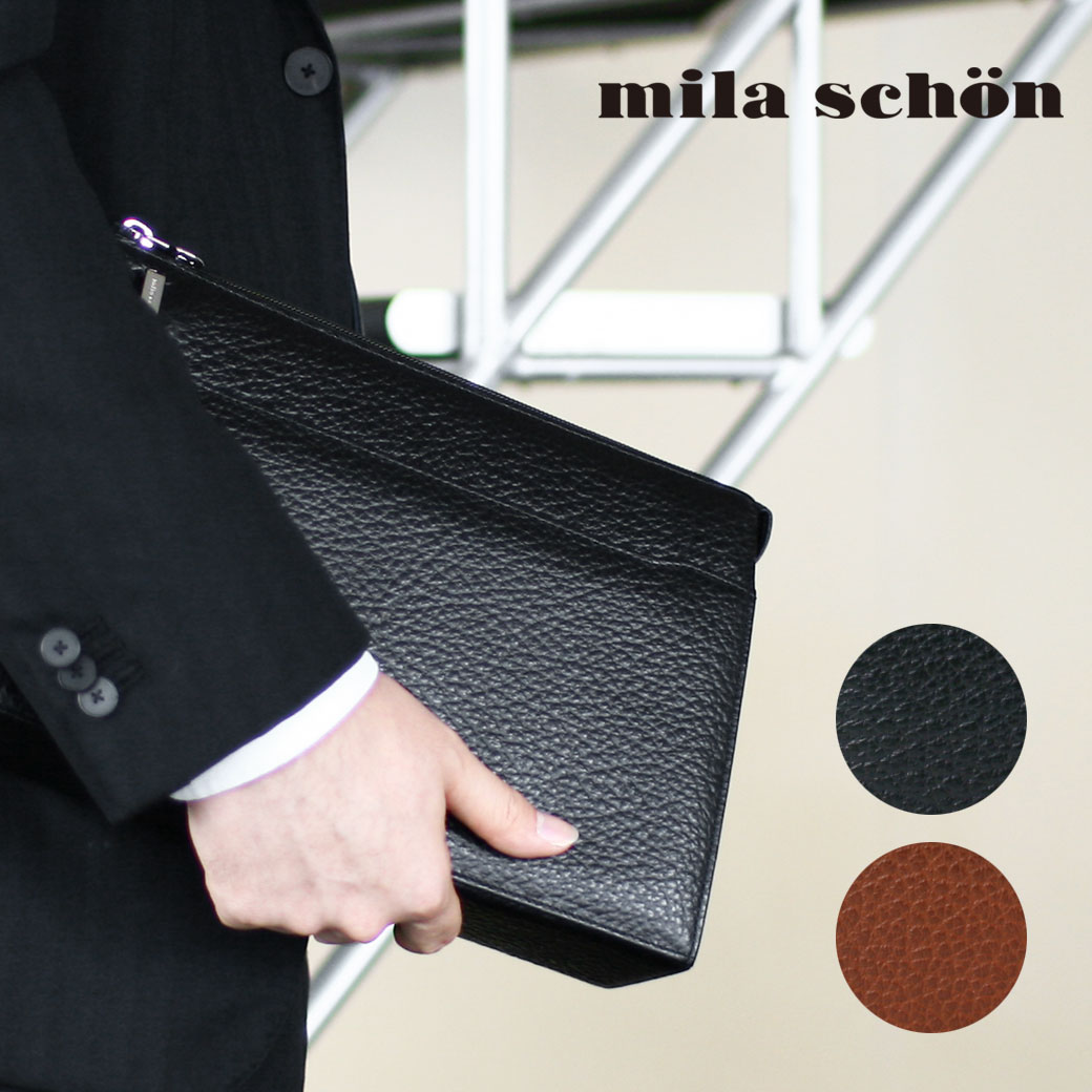 【楽天市場】セカンドバッグ メンズ mila schon ミラショーン Nero