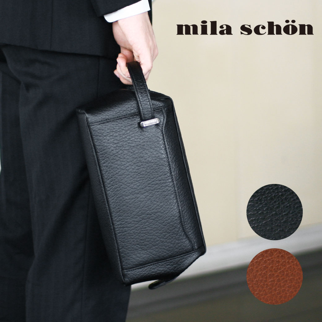 楽天市場】セカンドバッグ メンズ mila schon ミラショーン Nero ネロ