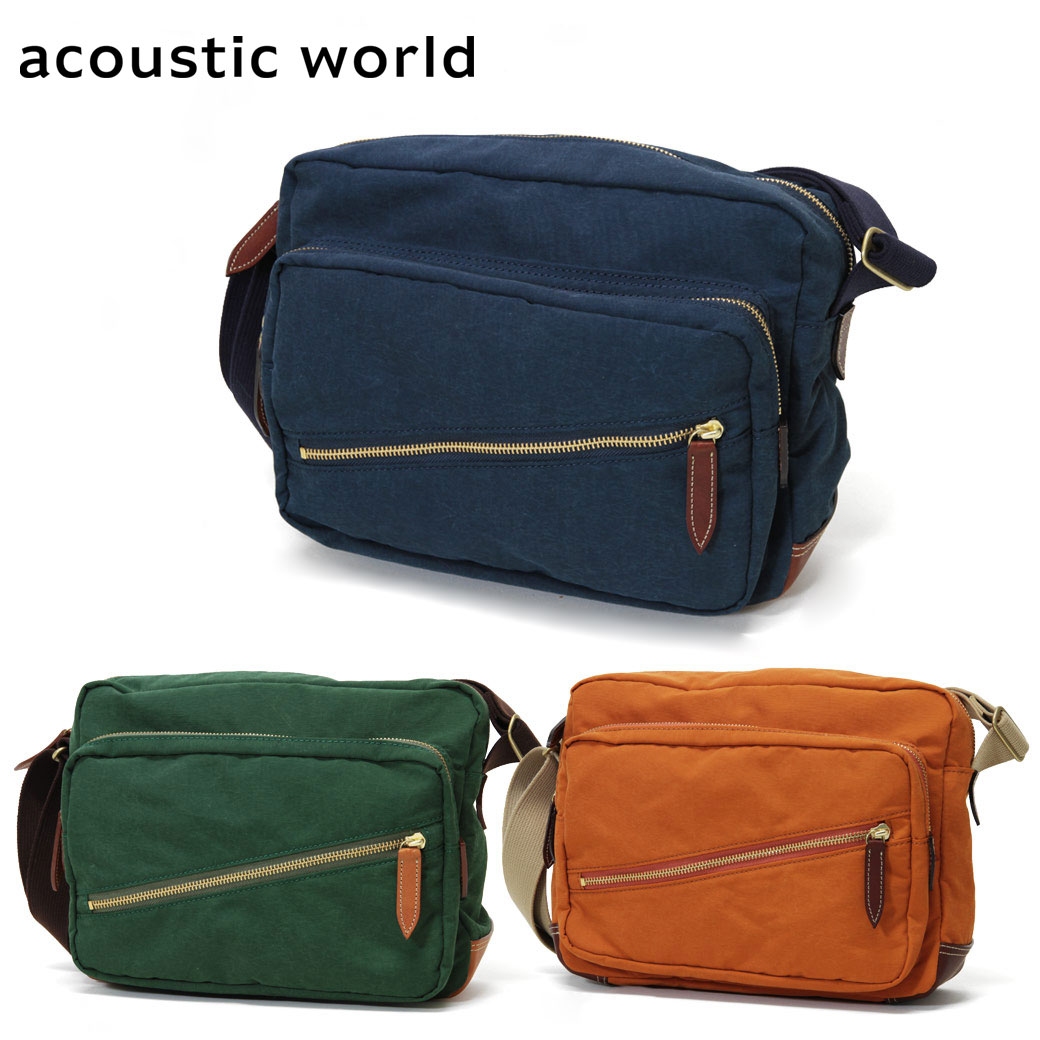 新しいコレクション 限定クーポン発行中 ショルダーバッグ メンズ ブランド Acoustic World アコースティック ワールド Grunge グランジ 斜めがけ バッグ 肩掛け 軽量 日本製 撥水 メンズ バッグ 小さめ 海外輸入 Bolshakova Interiors Com