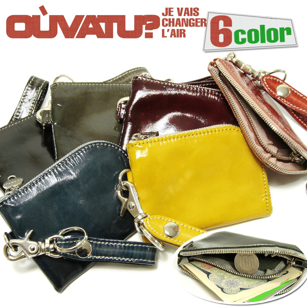 コンビニ財布 メンズ OUVATU? ウヴァチュ？ HUE ヒュー 本革 ベルトループ付 メンズ 本革 レザー 日本製 財布 コンビニ財布 通勤 革小物 ブランド ovt-0248
