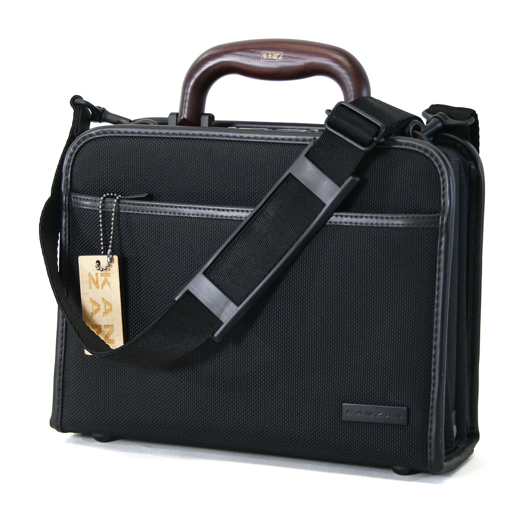 [新品]KANZAN カンザン　ビジネスバッグ 牛革ハンドル KANZAN ダレスバッグ メンズ 2Way 斜めがけ 日本製 ビジネス