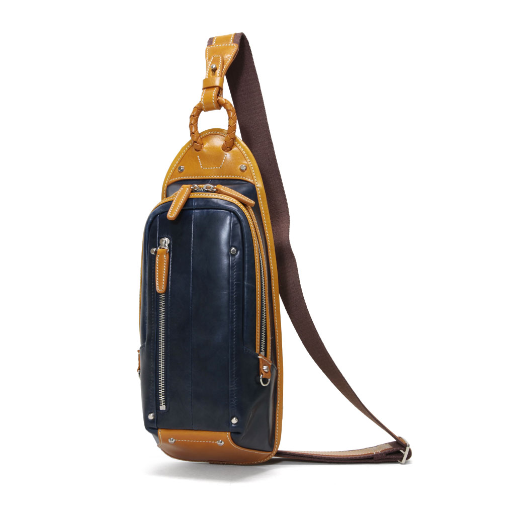 新版 楽天市場 限定クーポン発行中 ボディバッグ メンズ 本革 Kiefer Neu キーファーノイ Ciao チャオ ボディーバッグ ブランド ワンショルダー 肩掛け イタリアンレザー 縦型 軽量 メンズ バッグ 斜めがけ レザー 革 アスカショップ ビジネス 鞄 財布 最安値に