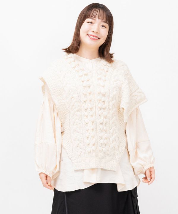 as know as 何Ｗａｙでもいけるニット レディース トップス ニット 長袖 プルオーバー