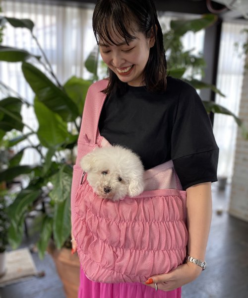 as know as オールメッシュスリングＭ 犬 バッグ デワン｜AS KNOW AS　店