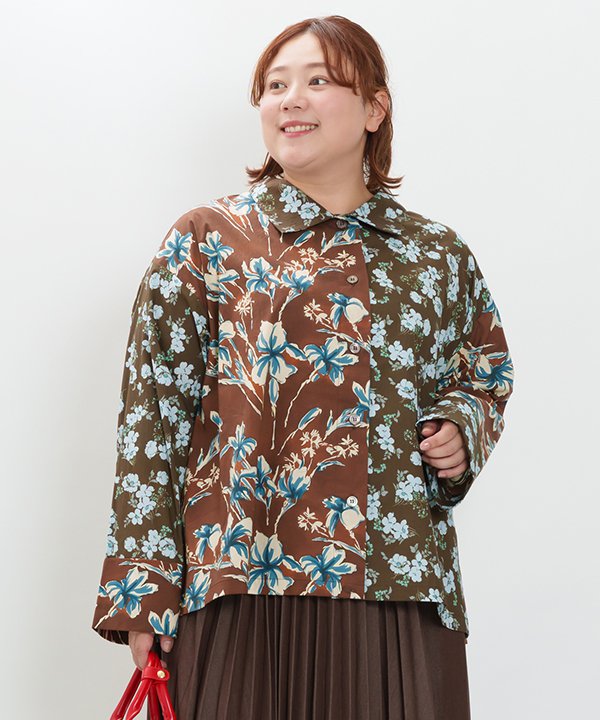 楽天市場】as know as モヤチェックSH レディース 大きいサイズ