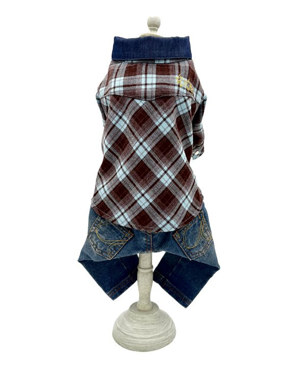 楽天市場】as know as Nチェックに花咲くSH 犬 犬服 シャツ ドッグ