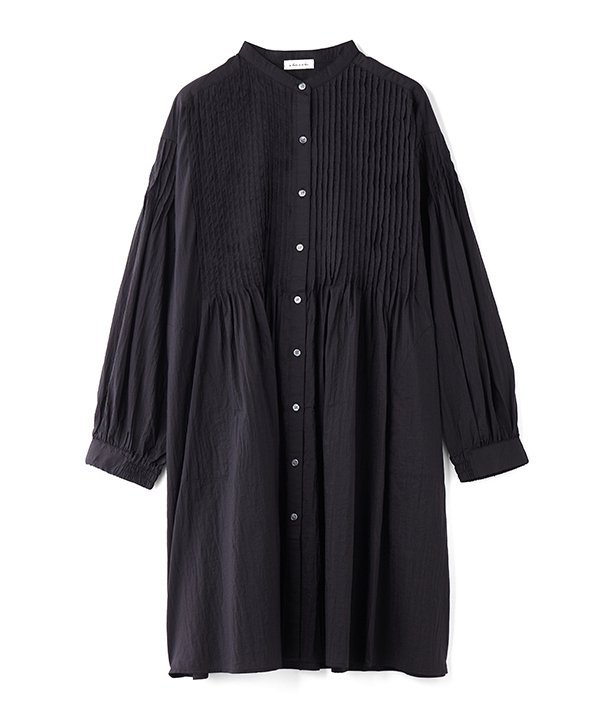 as know as かるすぎギャザSH レディース ワンピース チュニック チュニック シャツ SH ピンタック ギャザー ポケットあり 袖口ゴム シアー ナイロン 格子 ドゥバズ|AS KNOW AS 店