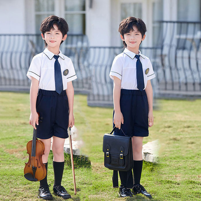 子供服 男の子 上下セット 半袖シャツ ショートパンツ ネクタイ付き 韓国風 入学式 入園式 式服 制服 ジュニア服 卒業 卒園 韓国子供 学園風 フォーマルスーツ 子供スーツ 男の子 男子高生 受験 面接 通学 発表会 合唱 チア 七五三 結婚式 イベント 子ども キッズ服 100-180画像