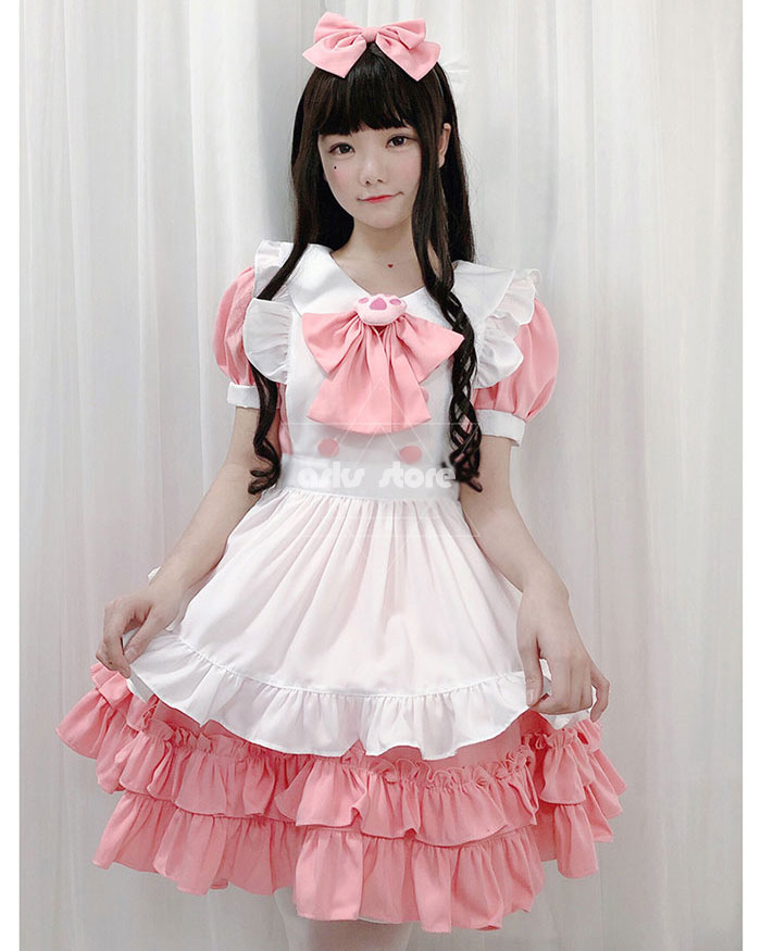 市場 ハロウイン ゴスロリ メイド コスプレ衣装 ワンピース コスチューム 仮装 姫様 衣装 メイド服 日系女子中高生 可愛い ウェイトレス コスプレ