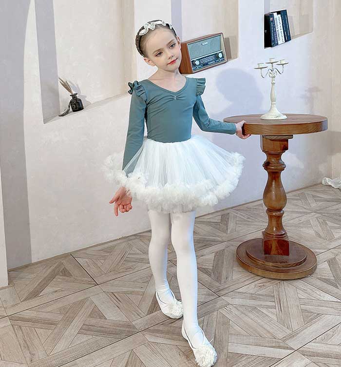 市場 バレエ ノースリーブ スカート付き ダンスウェア 長袖 子供 可愛い バレエレオタード 全5色 バレエ用品 レオタード 肩フリル チュチュ 市場 バレエ ノースリーブ スカート付き ダンスウェア 長袖 子供 可愛い バレエレオタード 全5色 バレエ用品 レオタード 肩フリル チュチュ