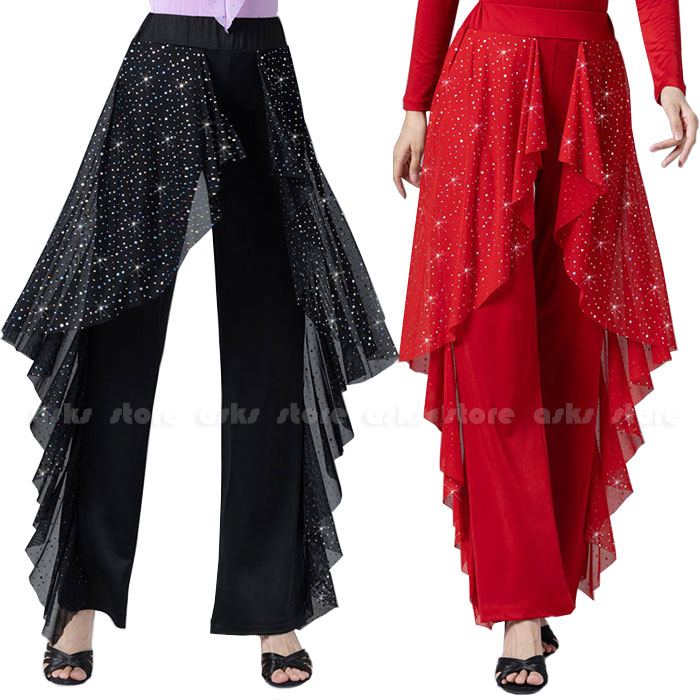 社交ダンスラテンパンツ 楽天市場】ダンスパンツ 社交ダンス パンツ ワイドパンツ