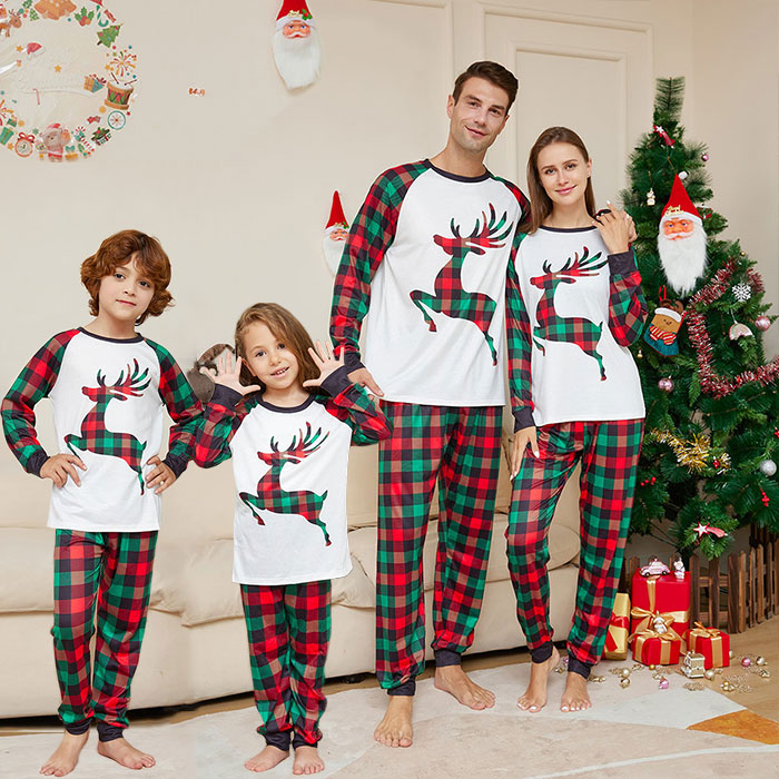 楽天市場】クリスマス パジャマ 親子ペア ルームウェア 長袖シャツ