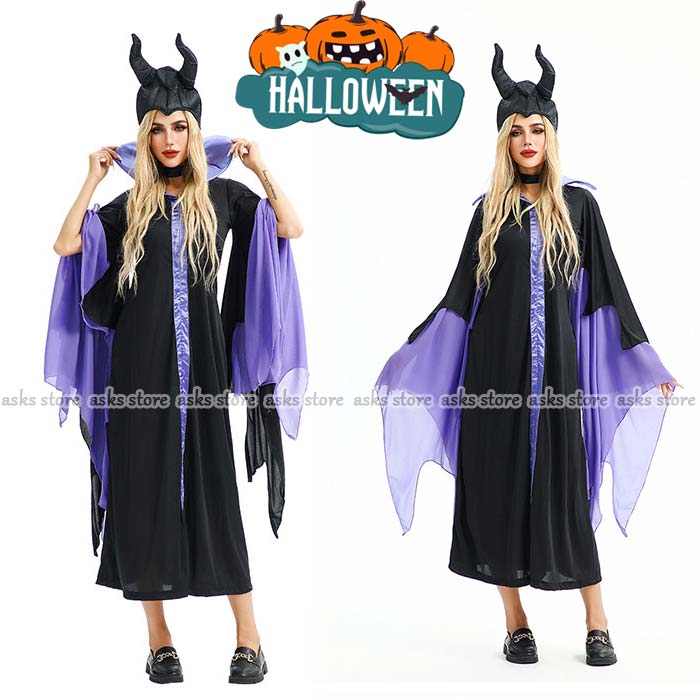 楽天市場】ハロウィン衣装 ワンピース+バラの頭飾り ハロウイン