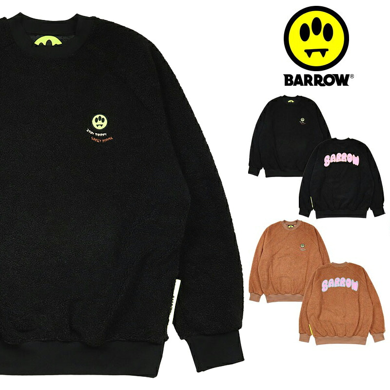 バロー 調教師 BARROW 流汗 レディース お上さん メンズ 労働者の一団のど首 表どおり ブランド名 厚地の外套大いさ 格好のいい 成人男性 秋 冬 差し上げ物 barrow017 黒いこと 赤銅色 M L XL トップス-スウェット・トレーナー-レディースファッション
