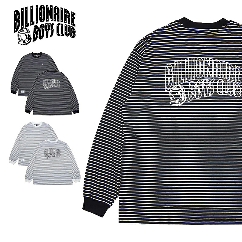 ビリオネアボーイズクラブ ロンＴ BILLIONAIRE BOYS CLUB 長袖Tシャツ メンズ 男性 春 秋 おしゃれ プレゼント ブランド ストリート かっこいい 大きい bbc25ss002 ブラック ホワイト M L XL