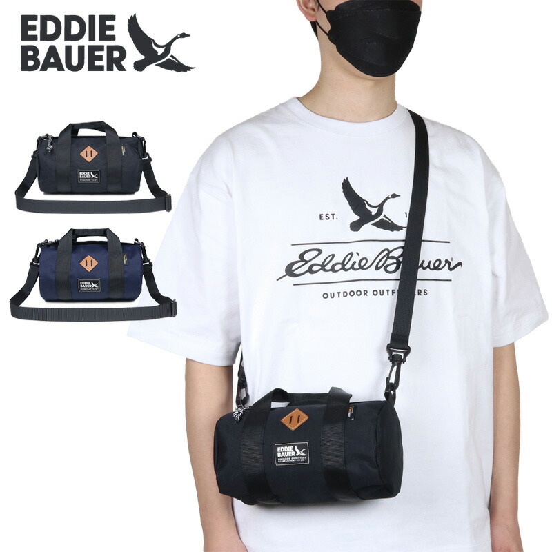エディーバウアー バッグ EDDIE BAUER ショルダーバッグ 斜めがけ 肩掛け レディース メンズ ブランド 女性 男性 おしゃれ 春 夏 秋 冬 プレゼント ギフト eddiebauer25ss001 ブラック ネイビー ONE SIZE