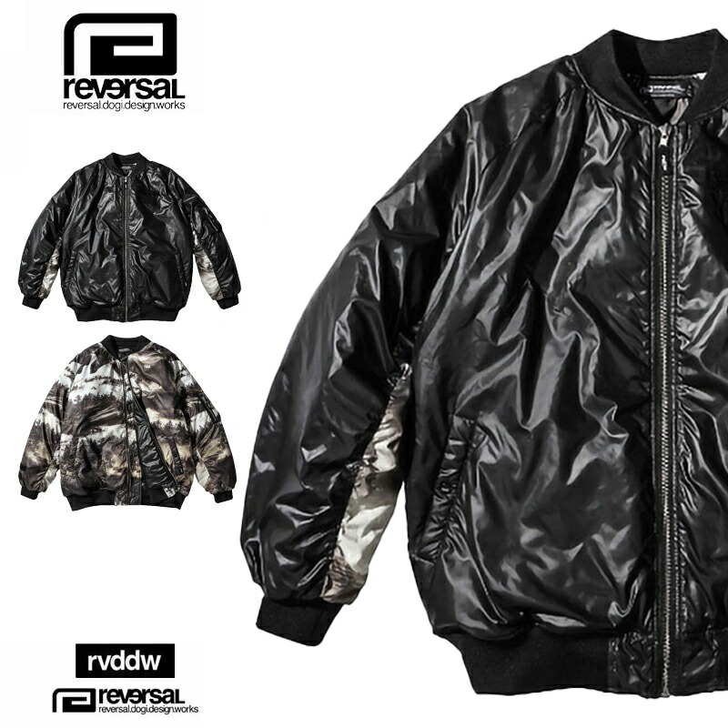 楽天市場】リバーサル rvbs071 reversal rvddw NYLON MA-1 ジャケット