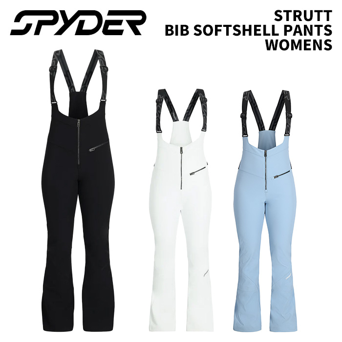 SPYDER STRUTT BIB SOFTSHELL PANTS 24-25(2025)モデル スパイダー スキーウェア パンツ レディース