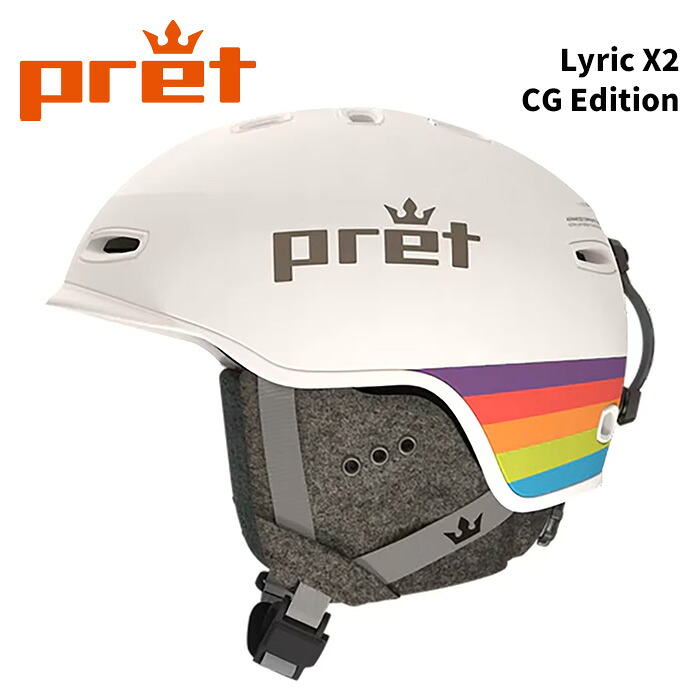 PRET プレット ヘルメット Lyric X2 CG Edition レディース 24-25 モデル｜ASPEN PROSKI SHOP