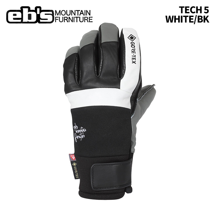 eb's エビス TECH 5 WHITE/BK テックファイブ グローブ 25-26モデル|ASPEN PROSKI SHOP
