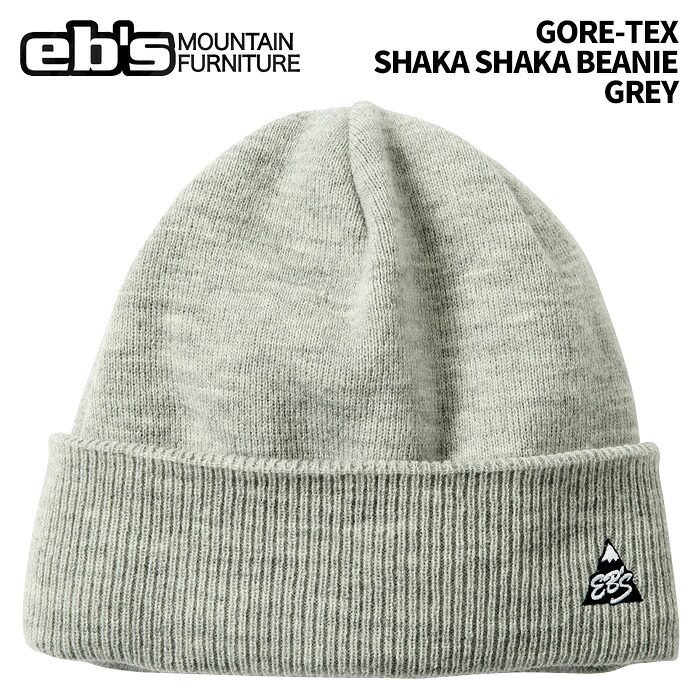 eb's エビス GORE-TEX SHAKA SHAKA BEANIE GREY ゴアテックスシャカシャカビーニー キャップ ビーニー 25-26モデル