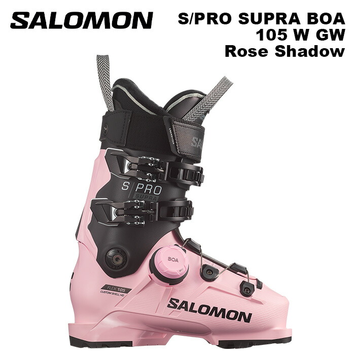 SALOMON サロモン スキーブーツ S/PRO SUPRA BOA 105 W GW Rose Shadow 24-25 モデル レディース 女性用