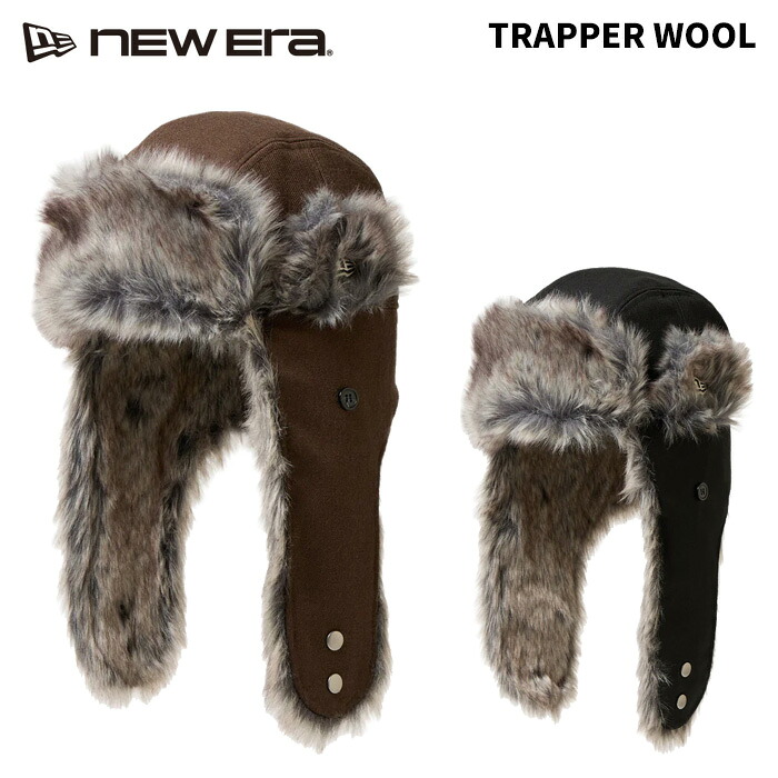 NEWERA ニュー内鰓 旗がしら TRAPPER WOOL 25-26ひな形 トラッパー 航空旗がしら