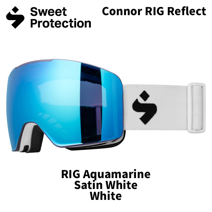 【161003】SWEET PROTECTION スウィートプロテクション ゴーグル Connor RIG Reflect/RIG Aqua./SatinWhite/White 25-26モデル