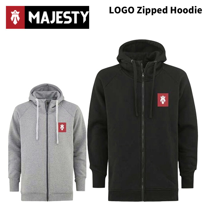Majesty マジェスティ 御召しもの LOGO Zipped Hoodie 25-26模範例