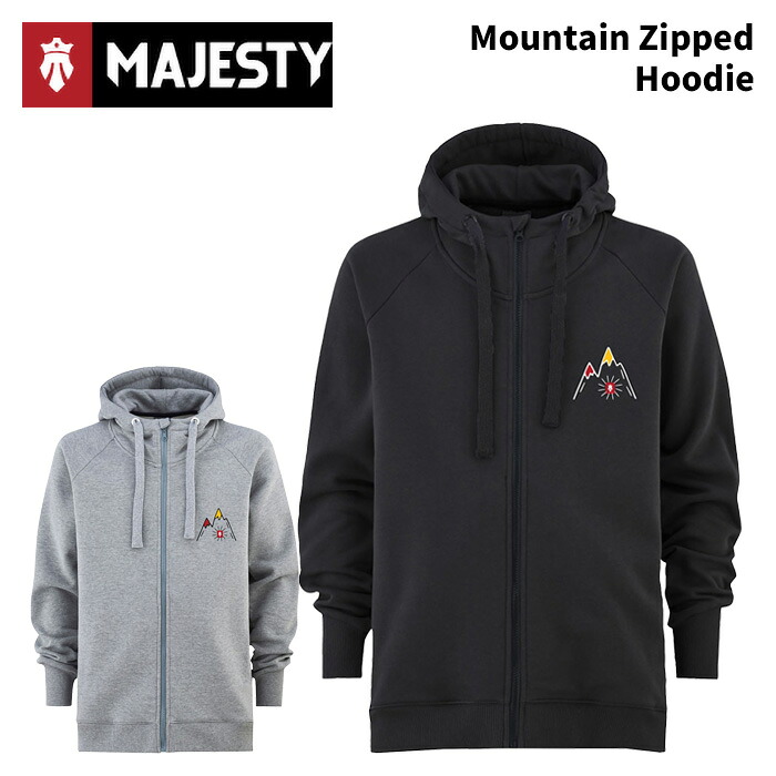 Majesty マジェスティ 御召しもの Mountain Zipped Hoodie 25-26模範例