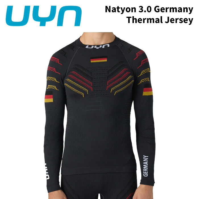 UYN U100391 ウィン ベースレイヤー プルオーバー Natyon 3.0 Germany Thermal Jersey 25-26青写真