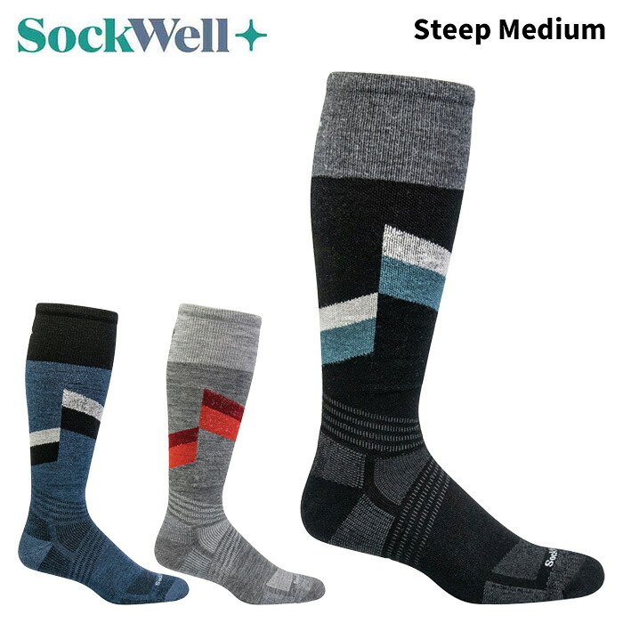 SOCKWELL ソックウェル ソックス Steep Medium 25-26モデル