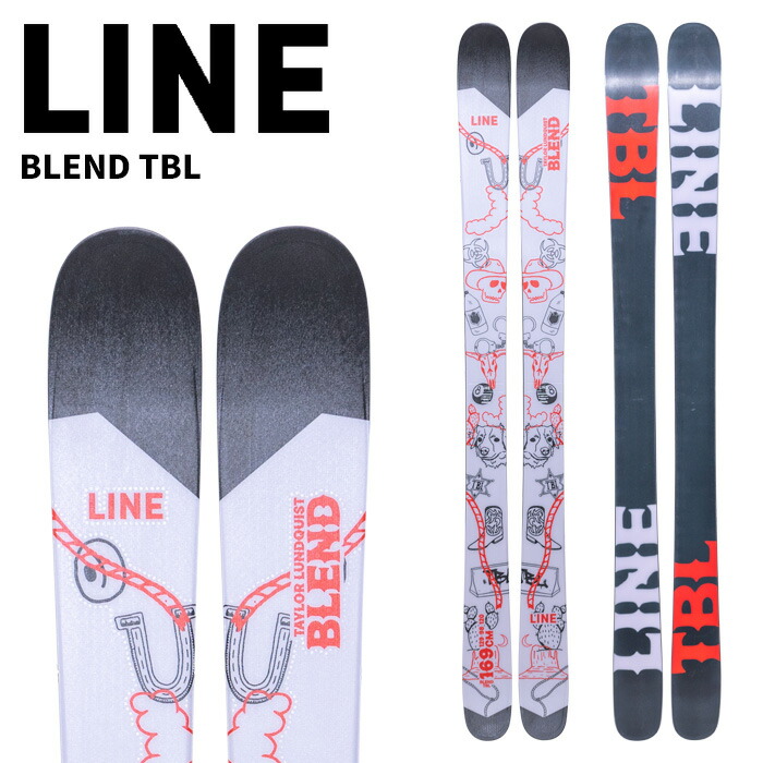 LINE BLEND スキー 板 ブラック LINE BLEND+XPRESS 10 ワンタッチ調整ビンディング付 25モデル スキー
