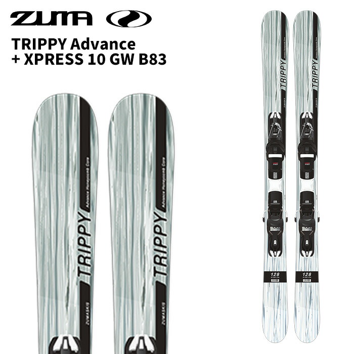 ZUMA ツマ スキーの板板 TRIPPY Advance + XPRESS 10 GW ビンディング書き割り 25-26ひな形