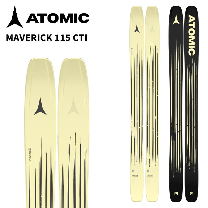ATOMIC アトミック スキー板 MAVERICK 115 CTI 板単品 25-26 モデル