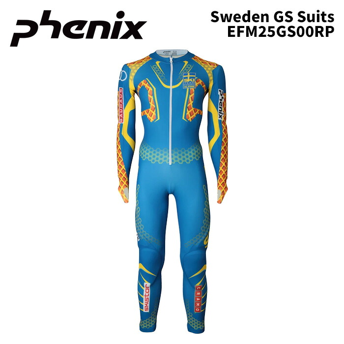 PHENIX EFM25GS00RP Sweden GS Suits 25-26(2026)青写真 アリゾナ州の州都 スキーの板お召しもの 背広 一ころ 背広