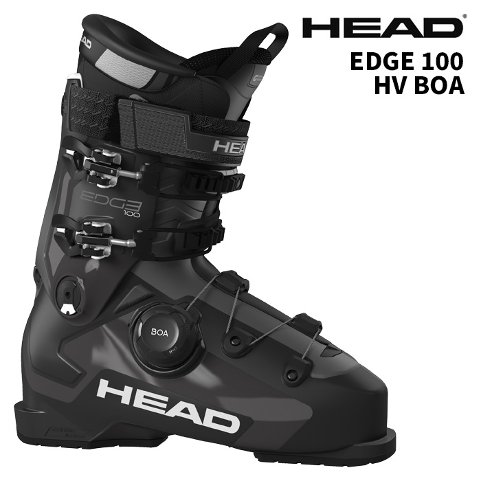 HEAD ヘッド スキーブーツ EDGE 100 HV BOA BLACK-WHITE 26-27モデル