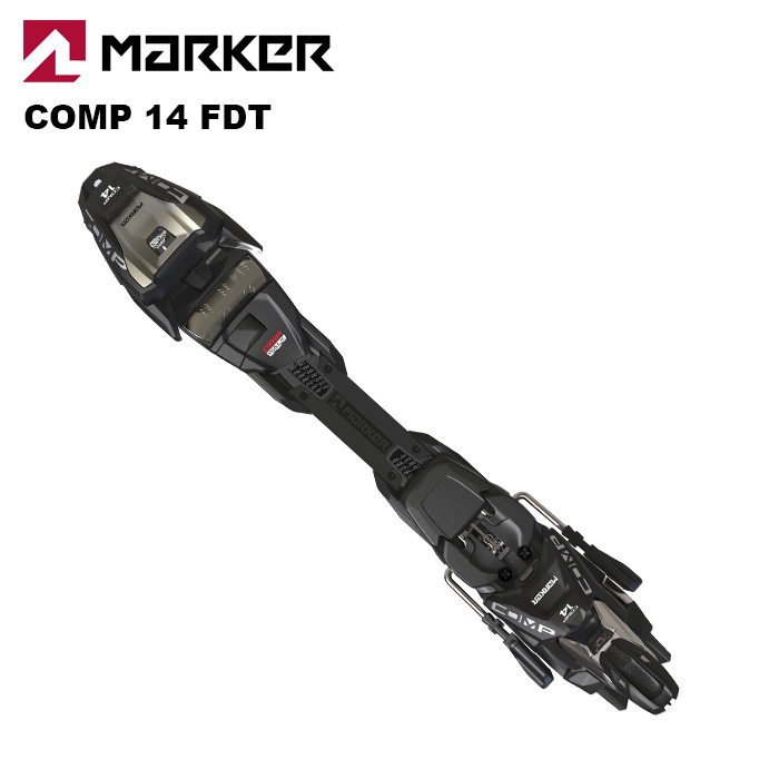 MARKER 目じるし スキーの板 ビンディング COMP 14 FDT BLACK（解きはなす値 5.0-14.0）26-27模範例【単品売りわたす不可】