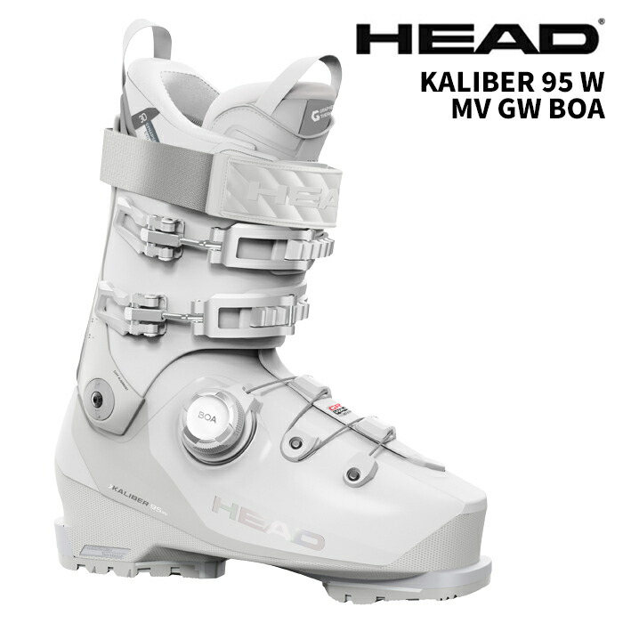 HEAD ヘッド スキーブーツ KALIBER 95 W MV GW BOA WHITE 26-27モデル レディース