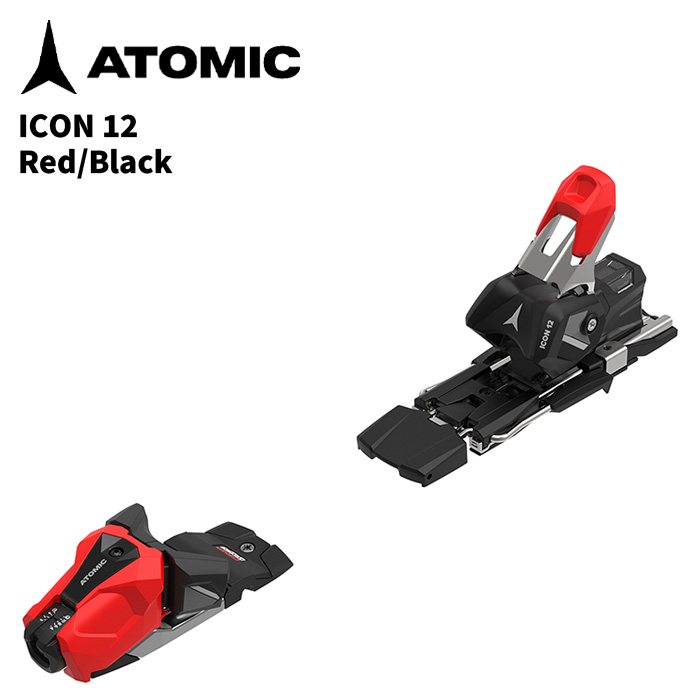 ATOMIC アトミック スキーの板 ビンディング ICON 12 Red/Black（解きはなつ値 4.0-12.0） 26-27青写真【単品売りわたす不可】
