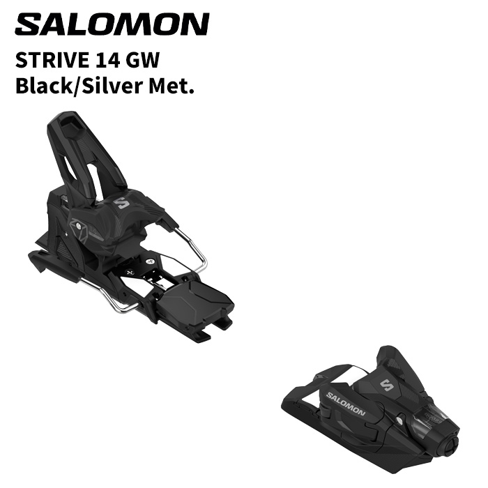 SALOMON サロモン ビンディング STRIVE 14 GW  Black/Silver Met. （解きはなつ値 5.0-14.0） 26-27青写真 【単品売りわたす不可】