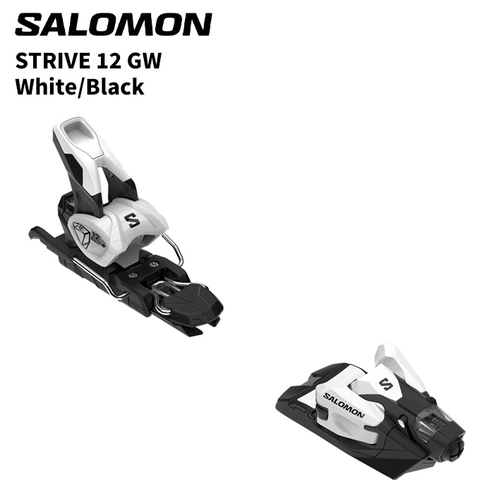 SALOMON サロモン ビンディング STRIVE 12 GW  White/Black （解きはなつ値 4.0-12.0） 26-27青写真 【単品売りわたす不可】