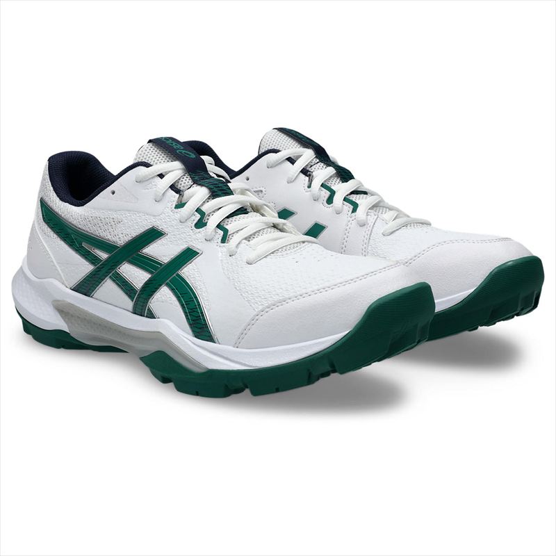 [asics]アシックス 屋外用ハンドボールシューズ GEL-PEAKE 3 (1113A057)(101) ホワイト/ジャスパーグリーン