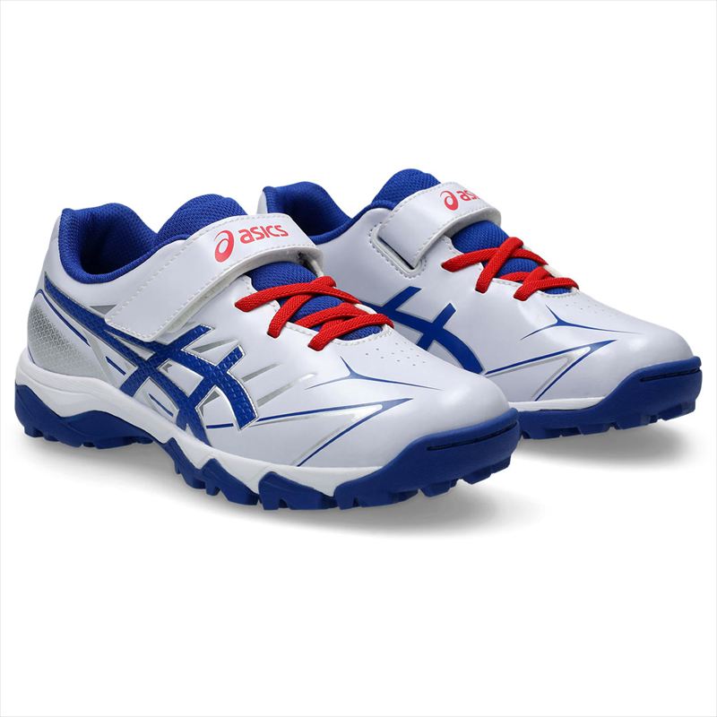 [asics]アシックス ジュニア野球トレーニングシューズ STAR SHINE TR 3 (1124A010)(105) ホワイト/アシックスブルー
