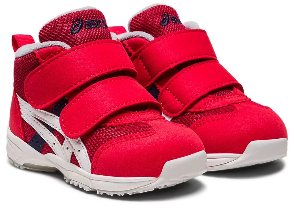 [ASICS Kids]アシックスキッズ ベイビーシューズ GD.RUNNER BABY MS-MID 2 (1144A282)(600)レッド/ホワイト