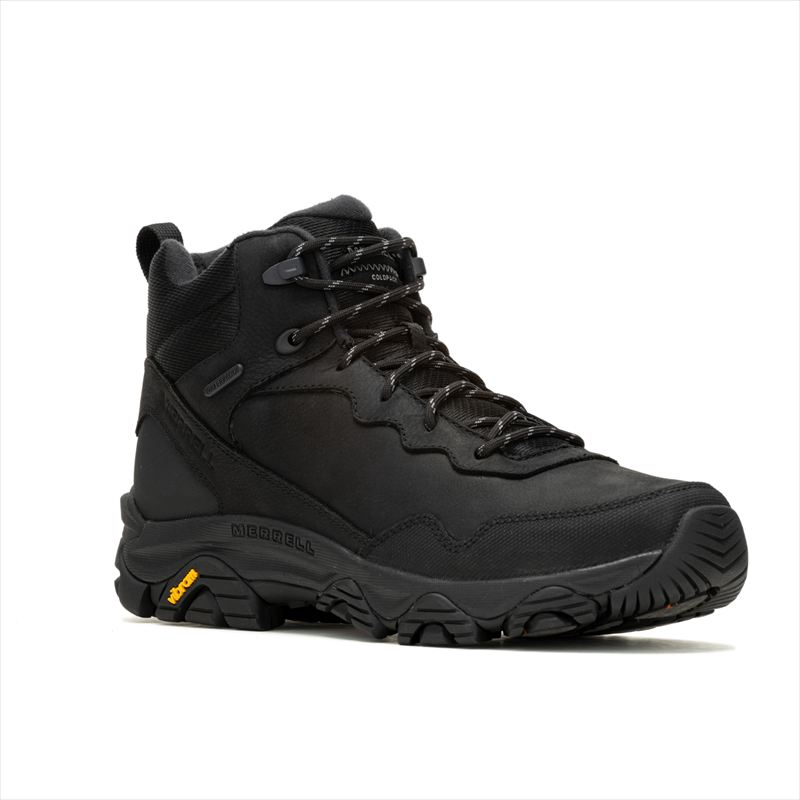 [MERRELL]メレルウィンターブーツCOLDPACK 3 THERMO MID WATERPROOF(M037203)黒いこと