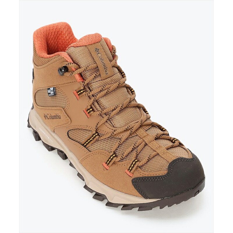 [Columbia]コロンビアレディーストレッキングシューズセイバー6 ミッド アウトドライ(YL9060)(286)Elk, Tuscan｜ASPOアスリート