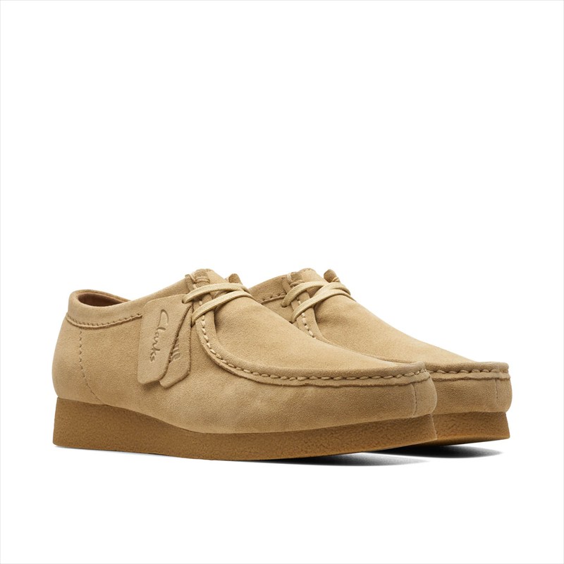 [Clarks]クラークスメンズシューズWallabeeEVO WP(26177834)Maple Suede