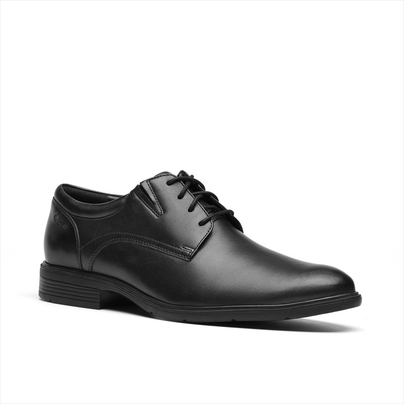 [Clarks]クラークス メンズシューズ Steadwell Lace (26184679) Black Leather